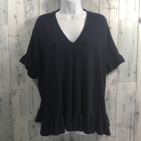 Muche & Muchette Mademoiselle Ruffled Sweater OS - Picture 1 of 8